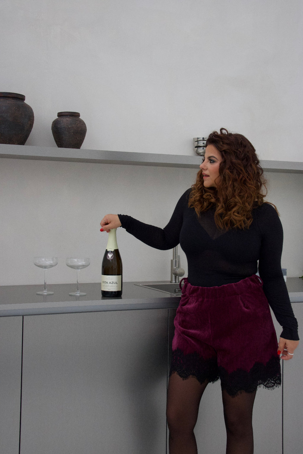 Toast Shorts Burgundy