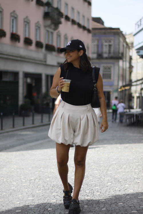 Balloon Short Nude