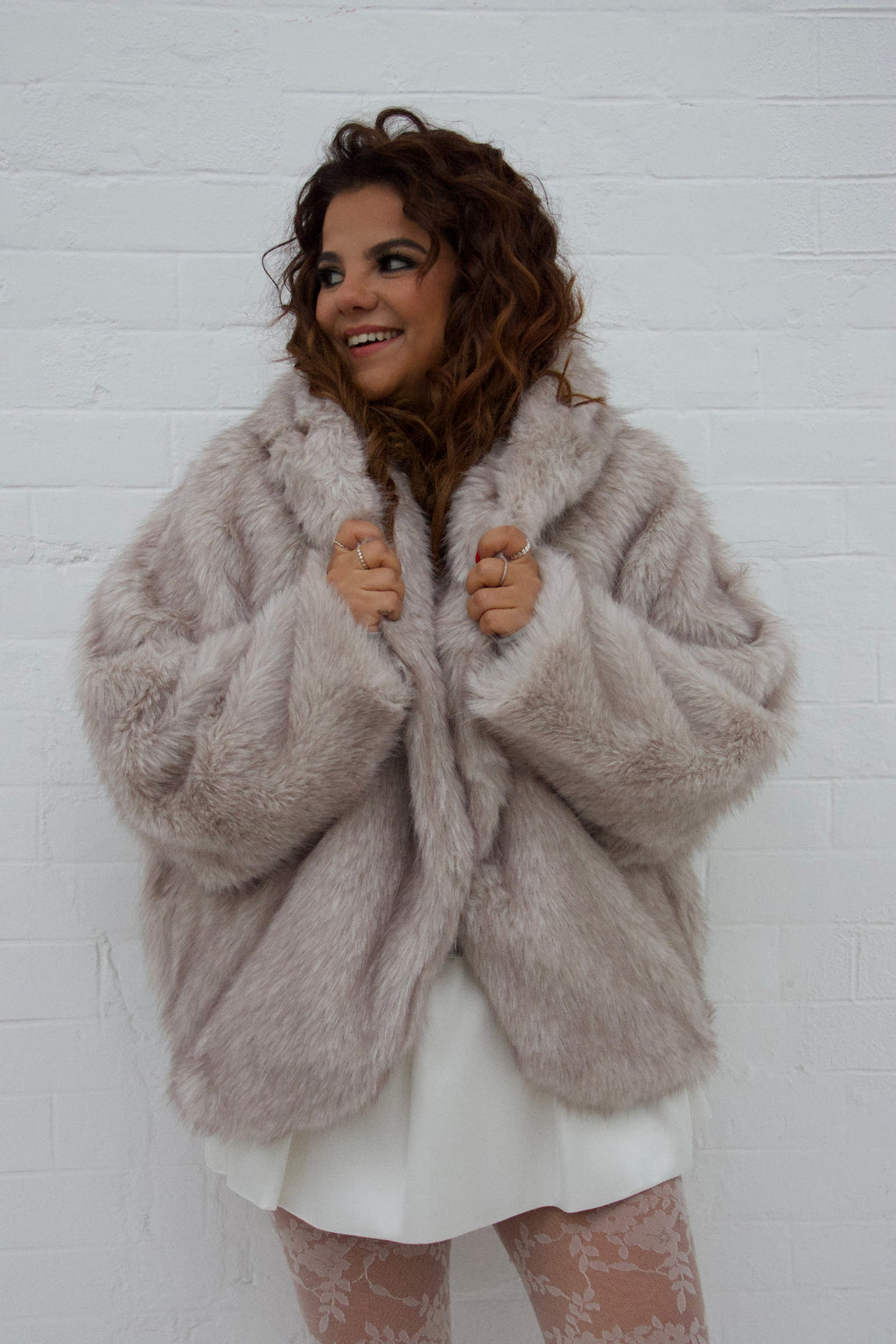 Oyster Fur Jacket