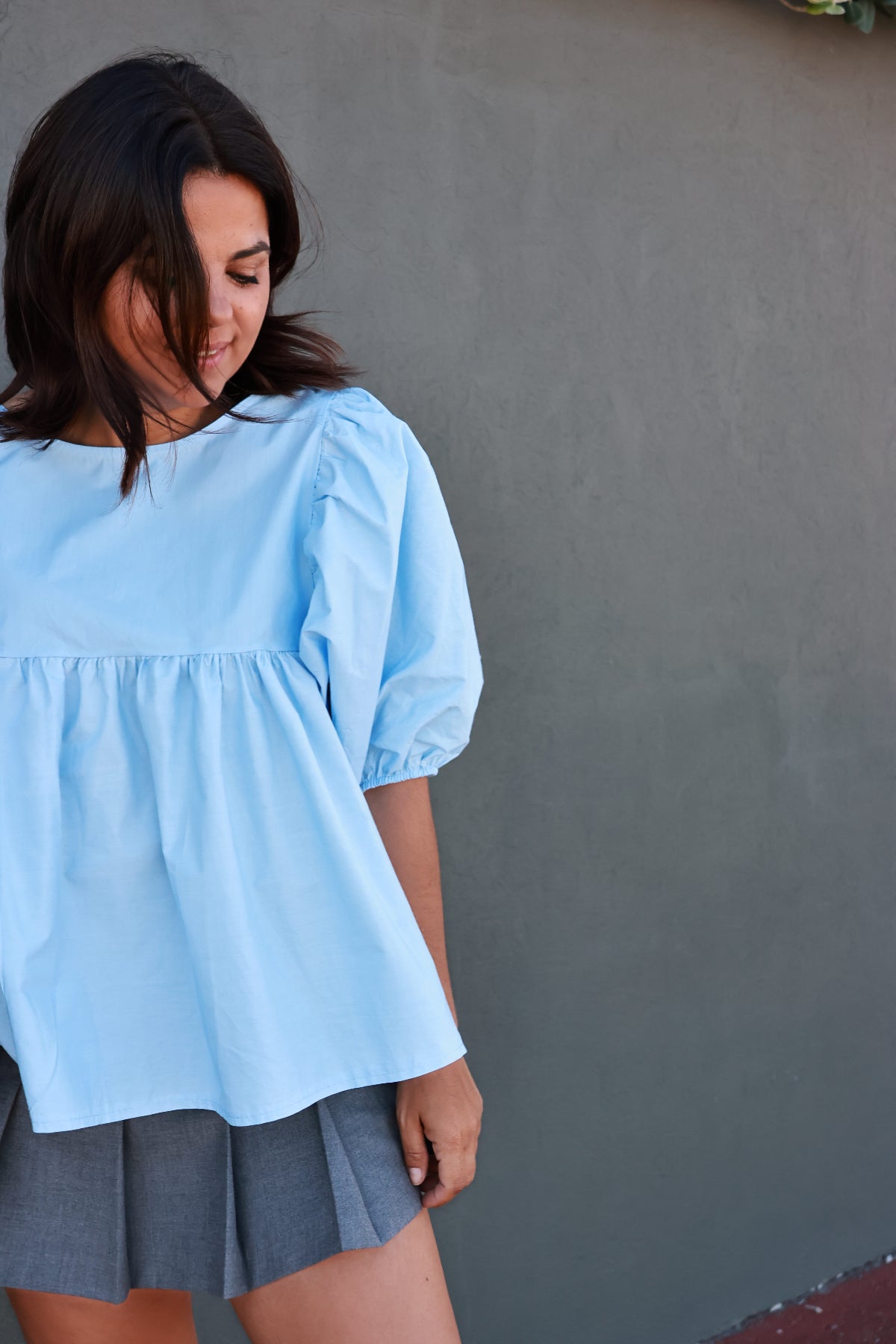 Eva Blouse Blue