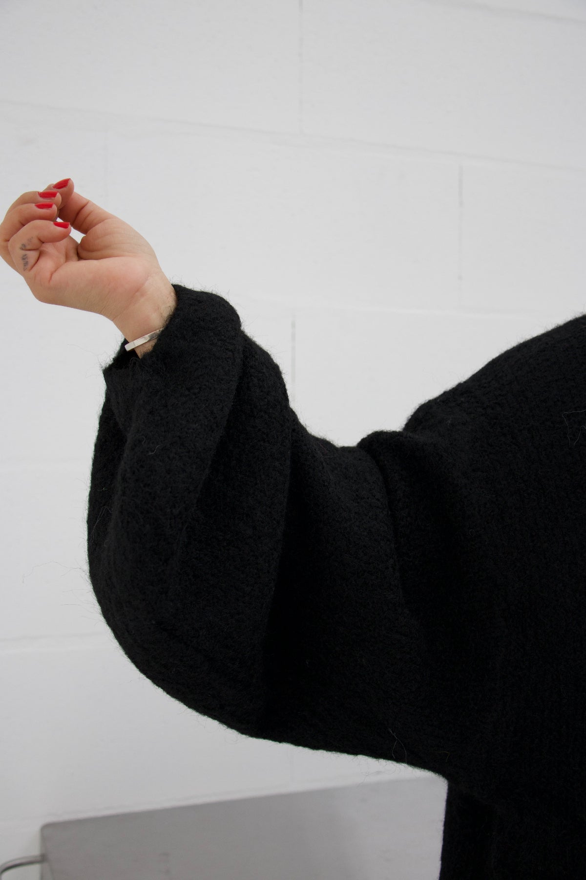 Caviar Knit Jumper Black