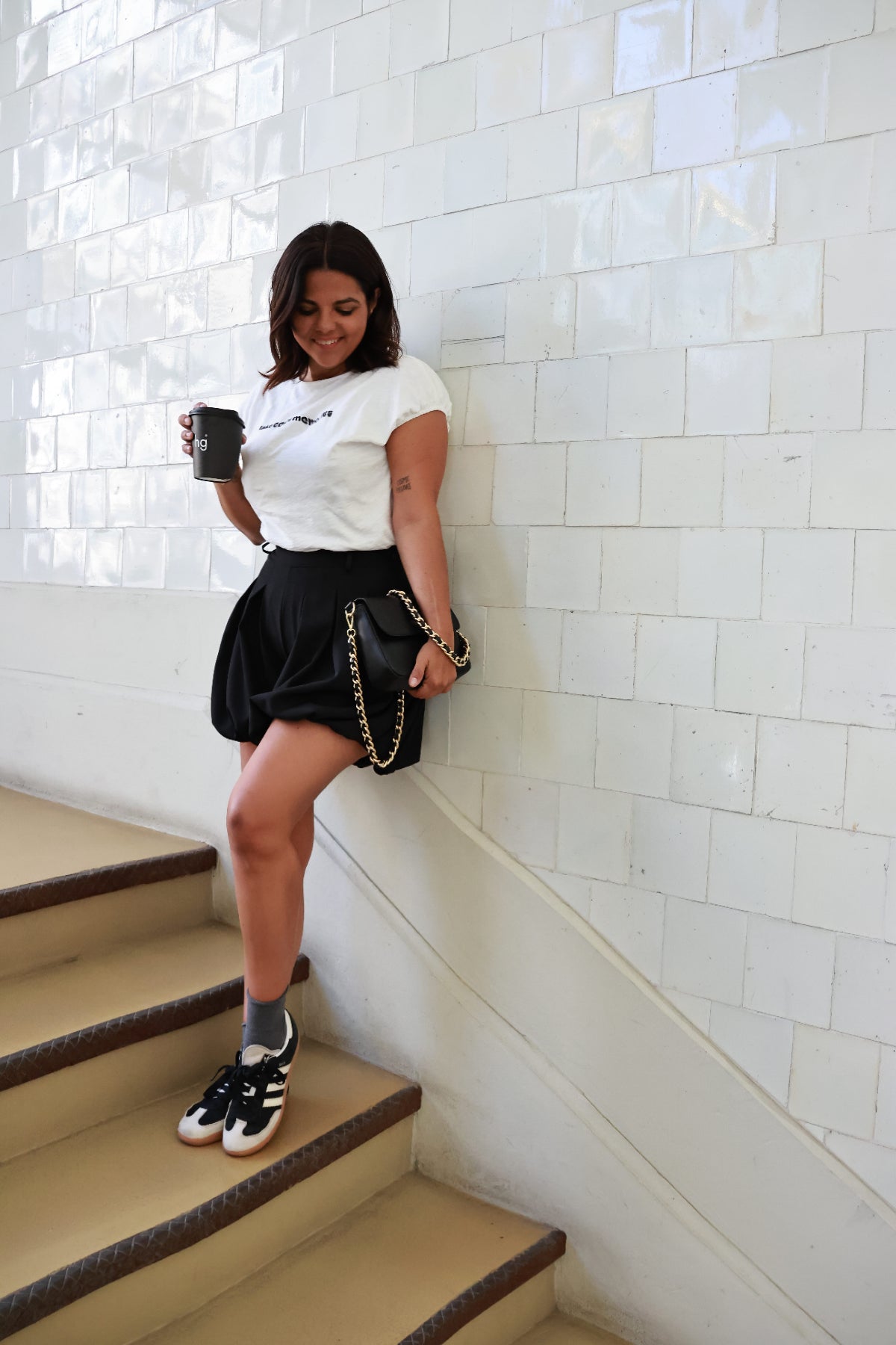 Balloon Short Black