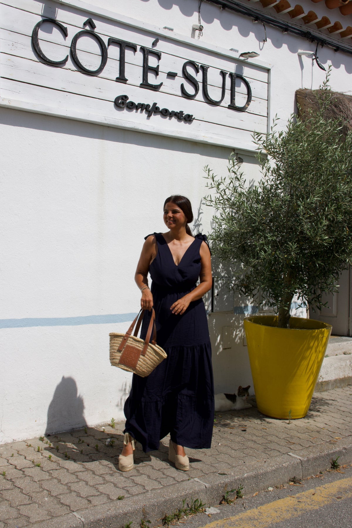Sado Dress Navy