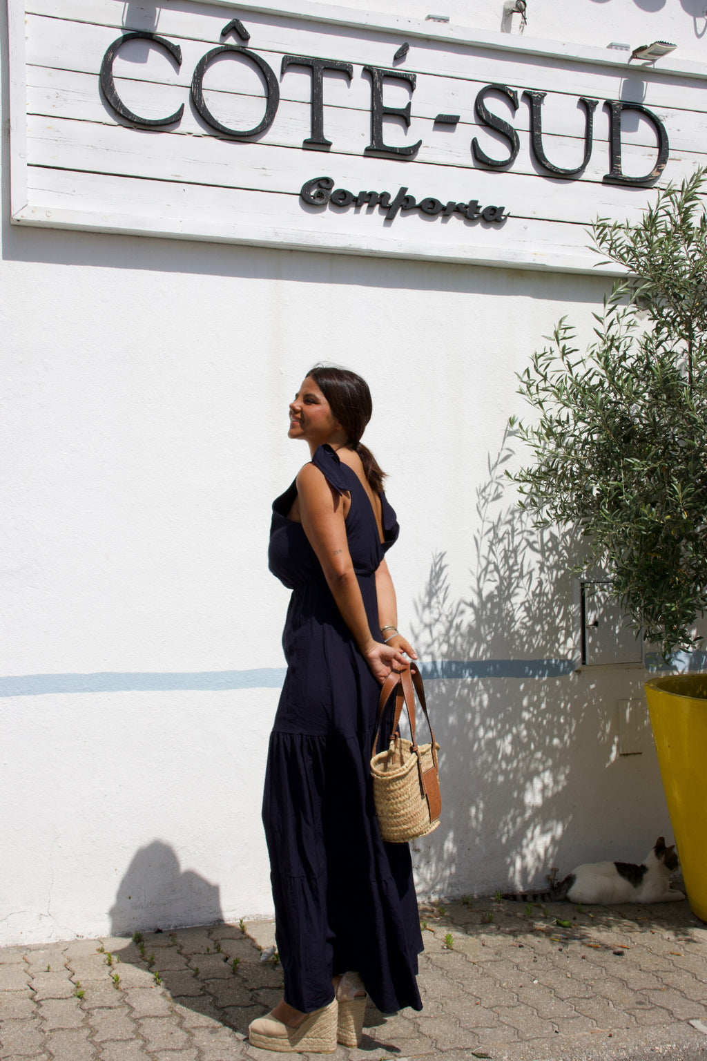 Sado Dress Navy