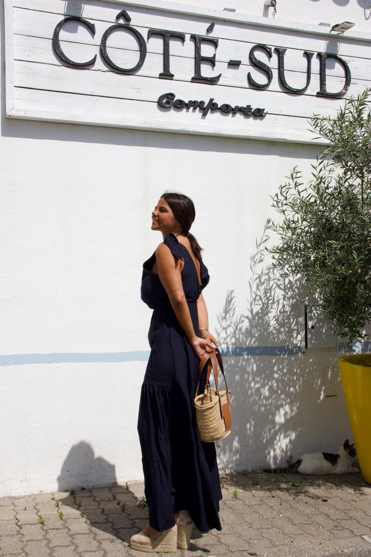 Sado Dress Navy